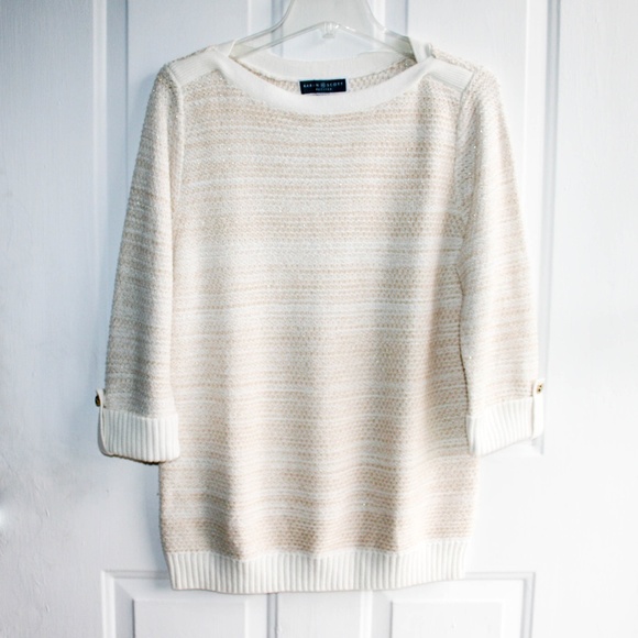Karen Scott Sweaters - New Karen Scott Women's 3/4 Sleeve Sweater Size: L